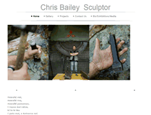 Tablet Screenshot of chrisbaileysculpture.com